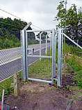 Galvanised welded mesh in-filled access gate